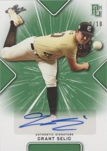 2021 Leaf Perfect Game National Showcase - Grant Selig #BA-GS1