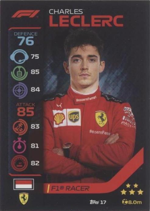 ルクレール出品　6/29 CHARLES LECLERC *UK Version* 2025 Topps Turbo Attax Formula