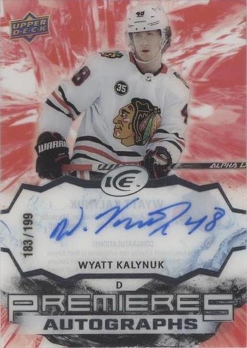 2021-22 Upper Deck Ice - Wyatt Kalynuk #IPA-WK