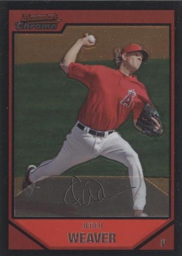 2007 Bowman Chrome - Jered Weaver #4
