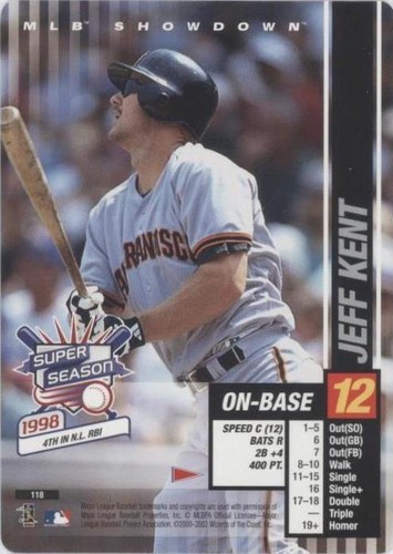 2002 MLB Showdown Pennant Run - Jeff Kent #118