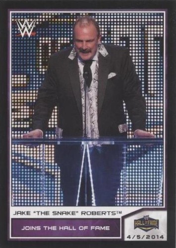 2014 Topps WWE Road to Wrestlemania - Jake "The Snake" Roberts #95