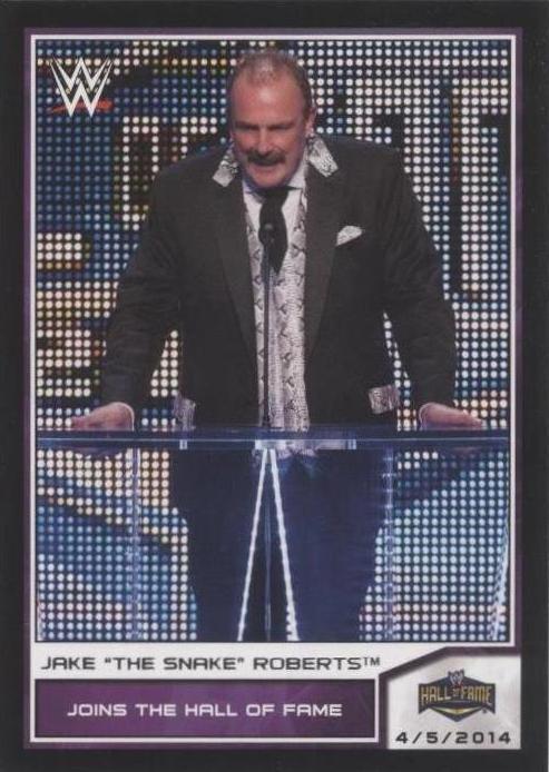 2014 Topps WWE Road to Wrestlemania - Jake "The Snake" Roberts #95