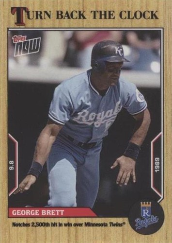 2022 Topps Now Turn Back the Clock - George Brett #162