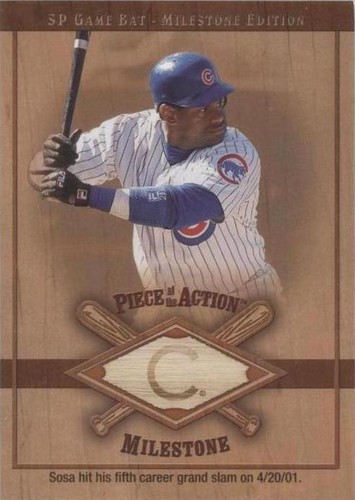 2001 SP Game Bat Edition Milestone - Sammy Sosa #M-SS