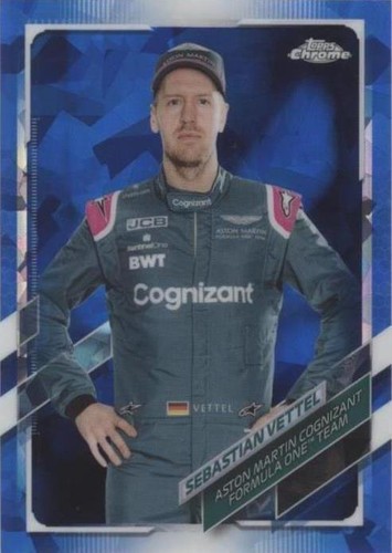 2021 Topps Chrome Sapphire Edition Formula 1 - Sebastian Vettel #7