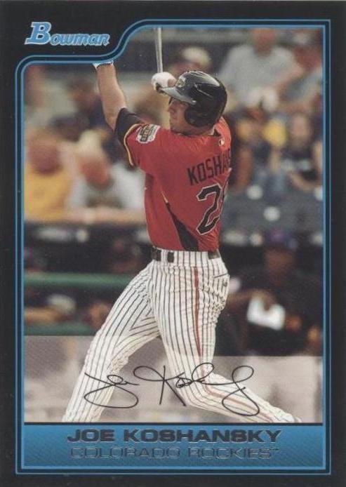 2006 Bowman Draft Picks & Prospects - Joe Koshansky #FG25