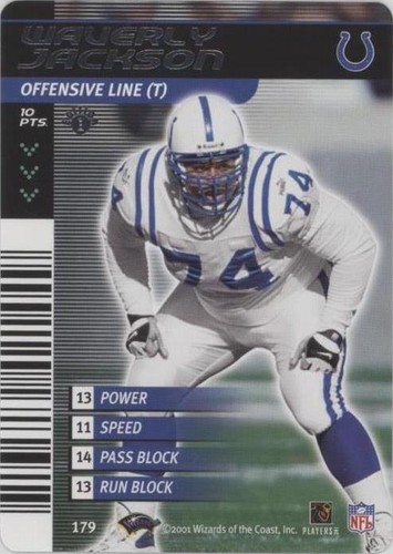2001-02 NFL Showdown 1st Edition Waverly Jackson #179