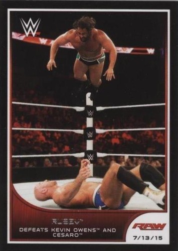 2016 Topps WWE Road to Wrestlemania - Rusev #58