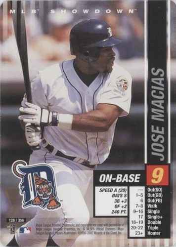 2002 MLB Showdown - Jose Macias #128