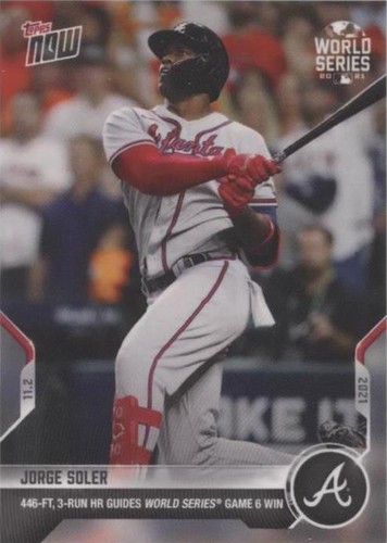 2021 Topps Now - Jorge Soler #1037