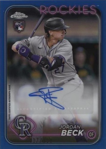 2024 Topps Chrome Update Series - Jordan Beck #AC-JOR