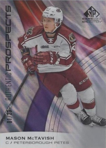 2019-20 Upper Deck SP Game Used CHL Edition - Mason McTavish #18
