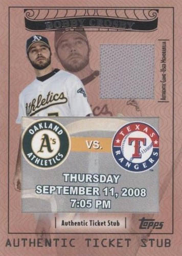 2009 Topps Ticket To Stardom - Bobby Crosby #TSP-41