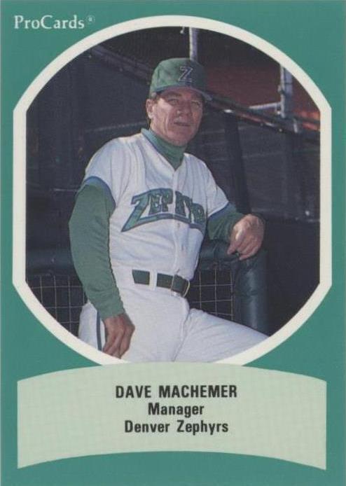 1990 ProCards Triple A All-Star Game - Dave Machemer #AAA 26