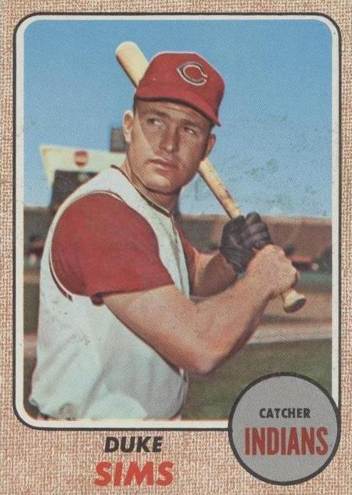 1968 Topps - Duke Sims #508