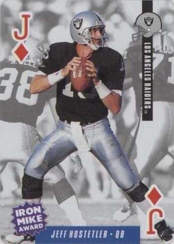 1994 Bicycle Ditka's Picks Playing Cards Jeff Hostetler #JD