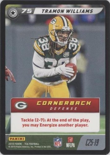 2019 Panini NFL Five TCG Tramon Williams #C25-19
