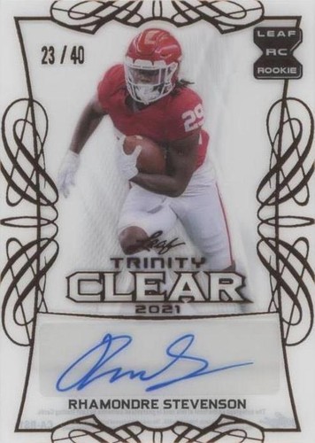 2021 Leaf Trinity Rhamondre Stevenson #CA-RS1