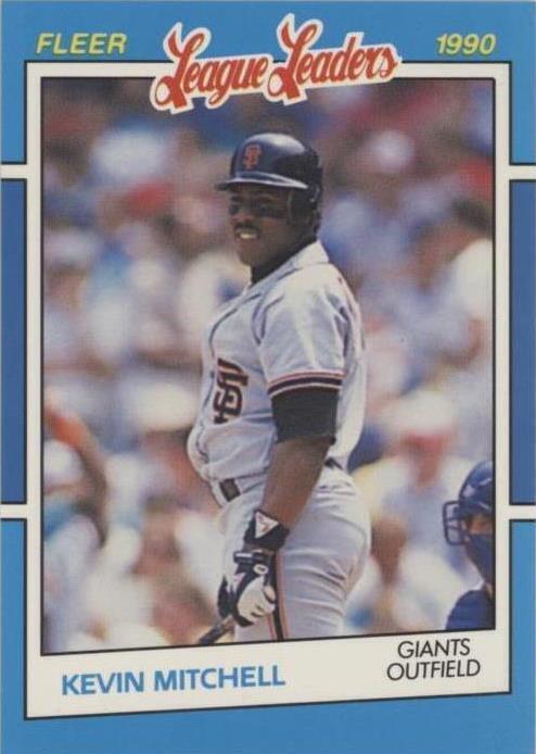 1990 Fleer Baseball's League Leaders - Кевин Митчелл No26