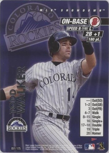 2001 MLB Showdown Pennant Run - Todd Walker #051