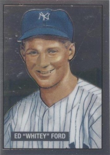 2001 Bowman Chrome - Whitey Ford #17