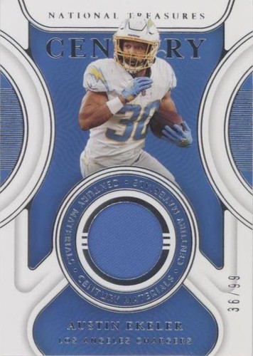 2021 Panini National Treasures Austin Ekeler #CM-AUE