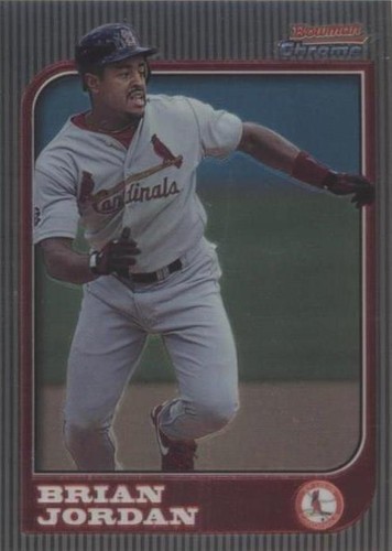 1997 Bowman Chrome - Brian Jordan #89