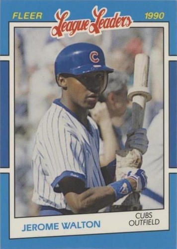 1990 Fleer Baseball's League Leaders - Jerome Walton #42