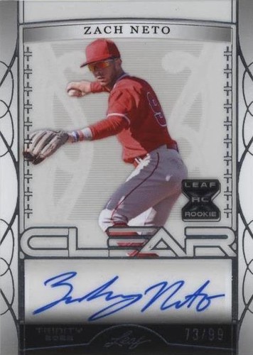 2022 Leaf Trinity - Zach Neto #CA-JD2