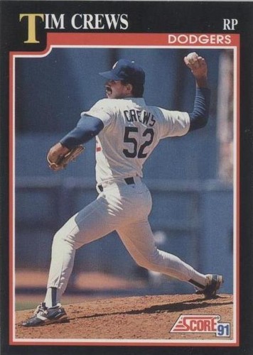1991 Score - Tim Crews #302