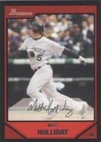 2007 Bowman - Matt Holliday #189