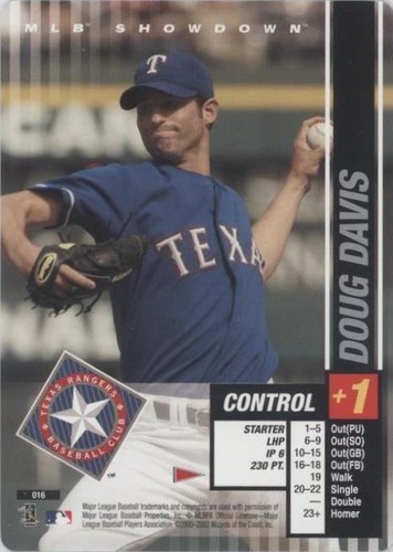 2002 MLB Showdown Pennant Run - Doug Davis #016
