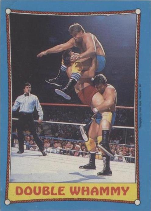 1987 O-Pee-Chee WWF - Jacques Rougeau Raymond Rougeau #27