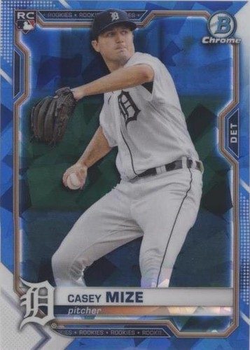 2021 Bowman Chrome Sapphire Edition - Casey Mize #9