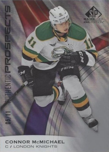 2019-20 Upper Deck SP Game Used CHL Edition - Connor McMichael #55