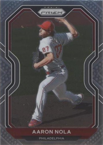 2021 Panini Prizm Tier II Silver Prizm Aaron Nola #147 | eBay