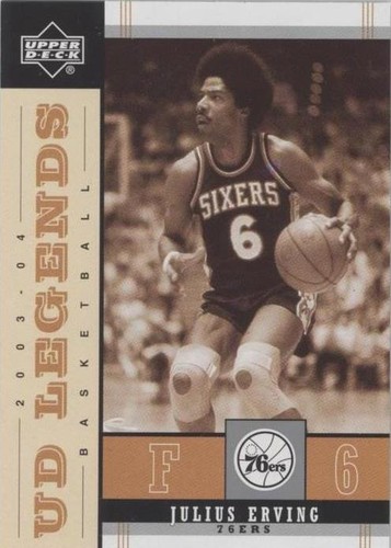 2003-04 Upper Deck UD Legends - Julius Erving #65
