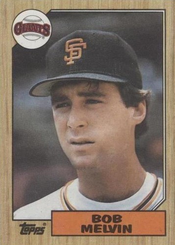 1987 Topps - Bob Melvin #549