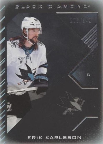 2021-22 Upper Deck Black Diamond - Erik Karlsson #BDB-EK