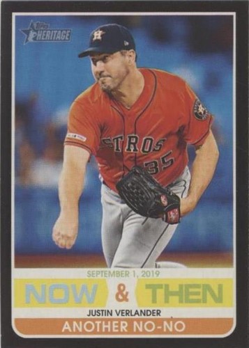 2020 Topps Heritage High Number - Justin Verlander #NT-2