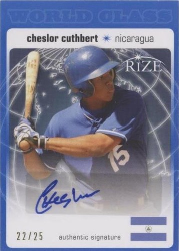2012 Leaf Rize Draft - Cheslor Cuthbert #WC-8