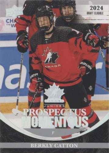 2023 Upper Deck Team Canada Juniors - Berkly Catton #PM-10