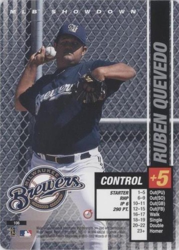 2002 MLB Showdown Trading Deadline - Ruben Quevedo #106