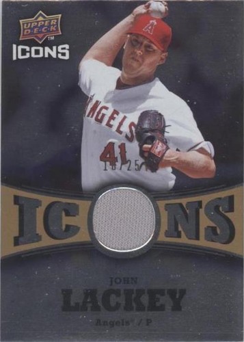 2009 Upper Deck Icons - John Lackey #IC-JL