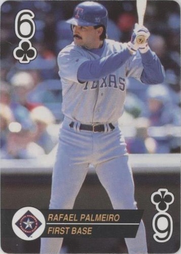 1994 Bicycle Baseball Aces Playing Cards - Rafael Palmeiro #6C