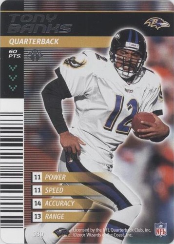 2001-02 NFL Showdown 1st Edition Tony Banks #030
