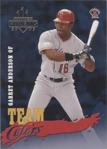 2003 Donruss Champions - Garret Anderson #TC-27