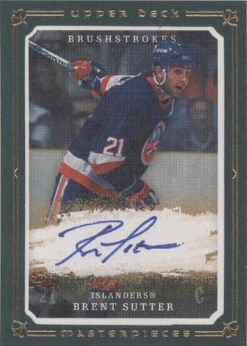 2008-09 Upper Deck Masterpieces - Brent Sutter #MB-SU