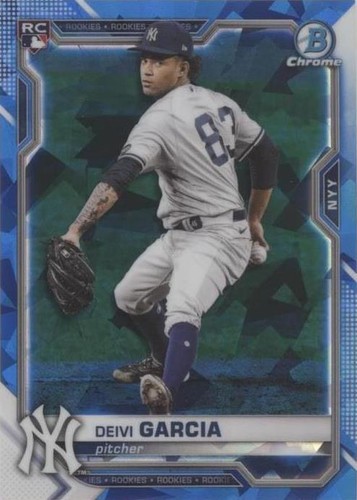 2021 Bowman Chrome Sapphire Edition - Deivi Garcia #55